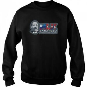 Mlk American Flag Saratoga A Community Project Sweatshirt